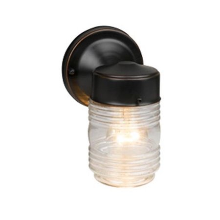 DESIGN HOUSE Design House 505198 Jelly Jar Outdoor Downlight; 4.5 x 7.5 in. 505198